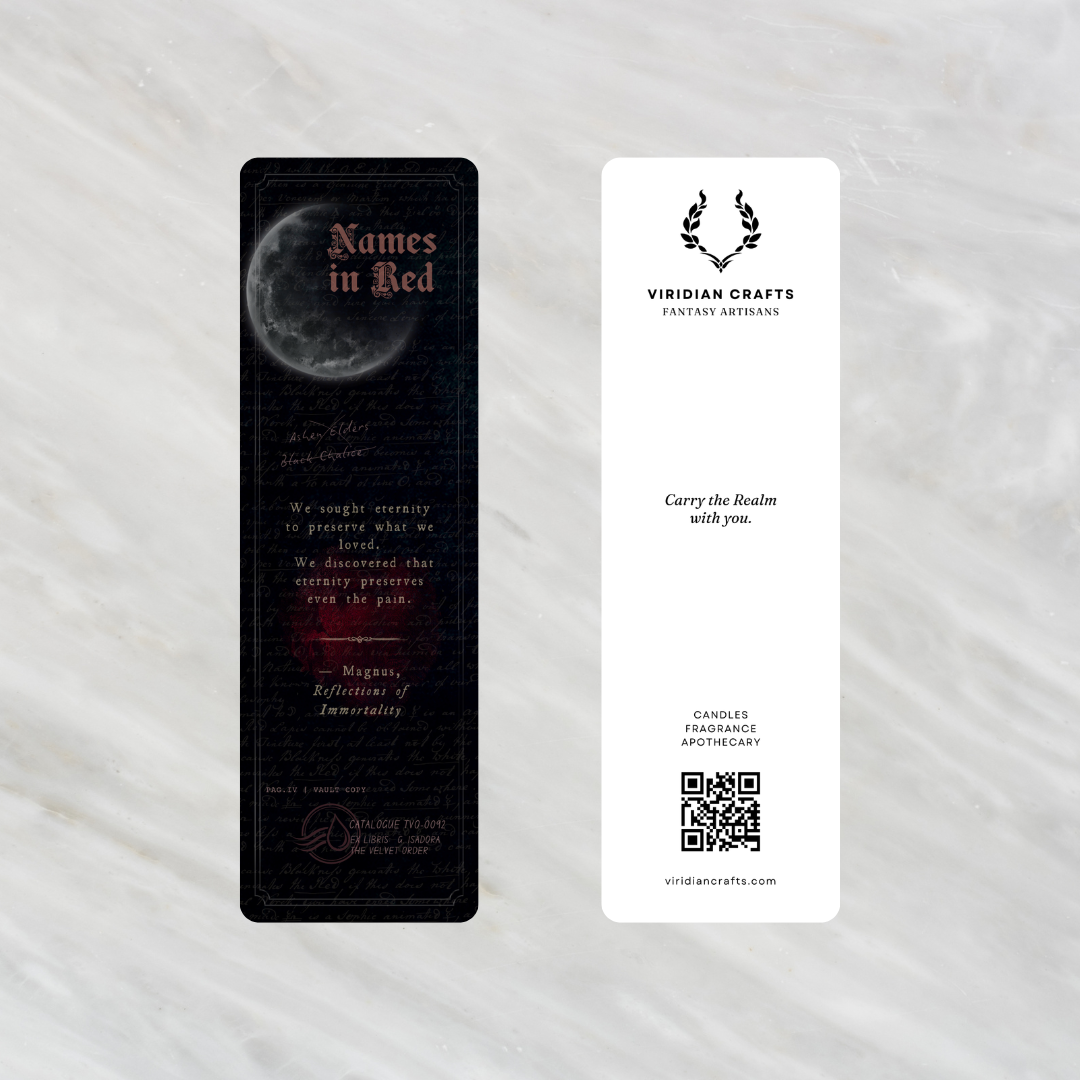 Names in Red — Plate A-005 Bookmark
