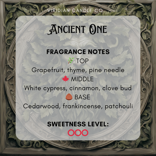 Ancient One scent profile fragrance notes
