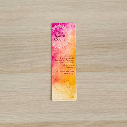 The Amber Court — A-004 Bookmark