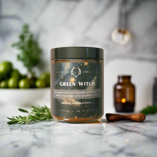 Green Witch Candle