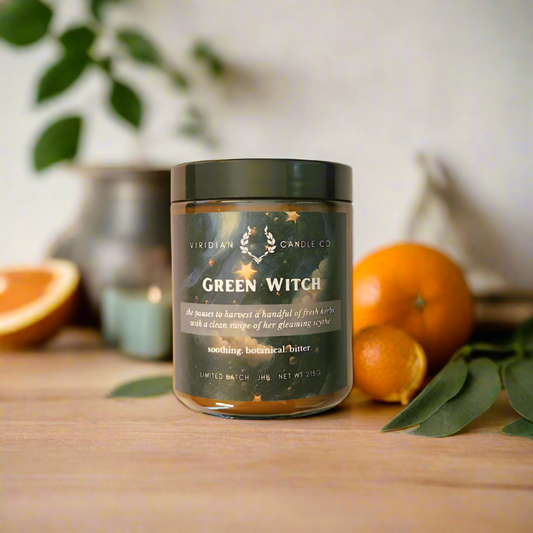 Green Witch Candle