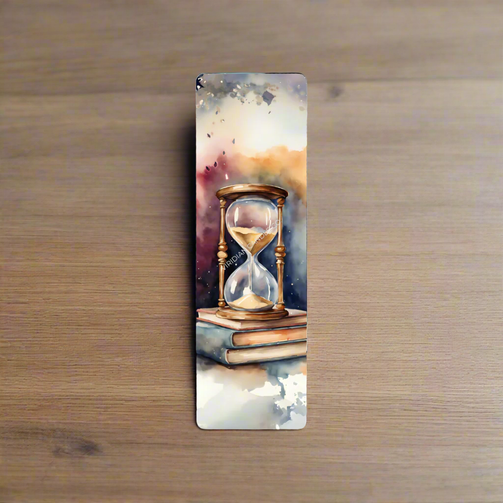 Hourglass bookmark