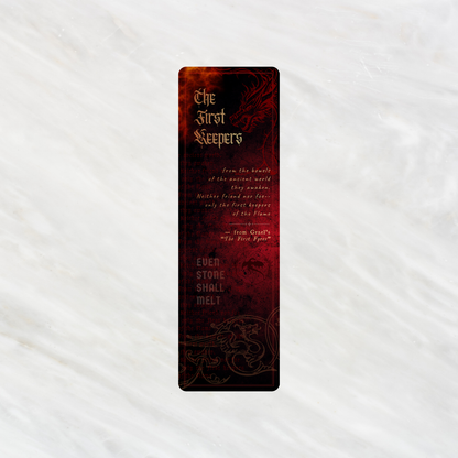 The First Keepers — Plate A-004 Bookmark
