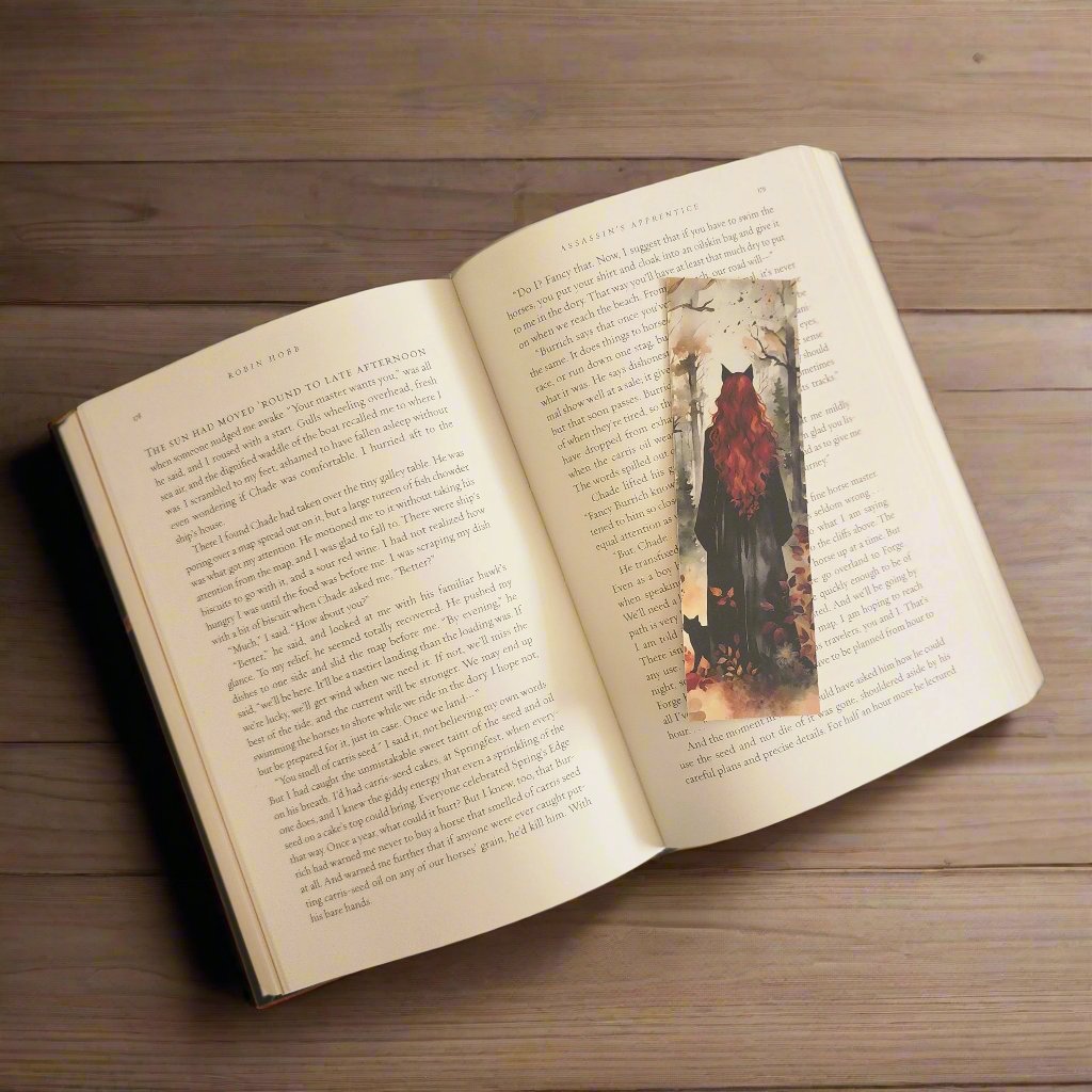 Witch and Cat bookmark